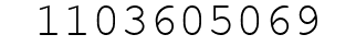 Number 1103605069.