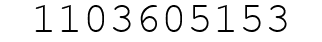 Number 1103605153.