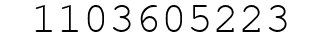 Number 1103605223.