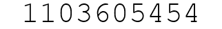 Number 1103605454.