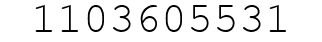Number 1103605531.