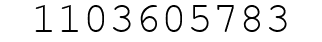 Number 1103605783.