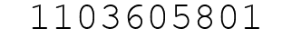 Number 1103605801.