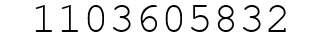 Number 1103605832.
