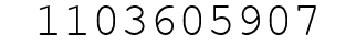 Number 1103605907.