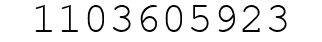 Number 1103605923.
