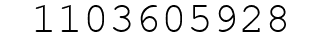 Number 1103605928.