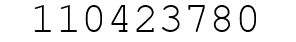 Number 110423780.