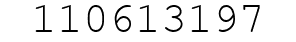 Number 110613197.