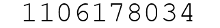 Number 1106178034.