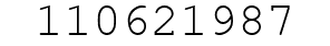 Number 110621987.