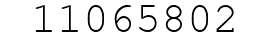 Number 11065802.