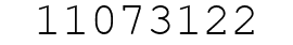 Number 11073122.