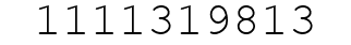 Number 1111319813.