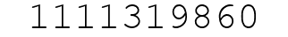 Number 1111319860.