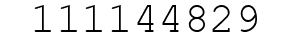 Number 111144829.