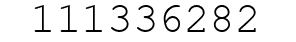 Number 111336282.