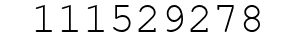 Number 111529278.