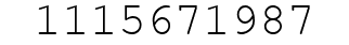 Number 1115671987.