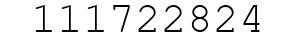 Number 111722824.