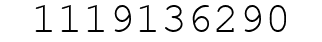 Number 1119136290.