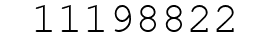 Number 11198822.
