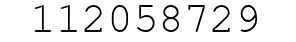 Number 112058729.