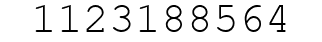 Number 1123188564.
