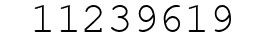 Number 11239619.