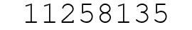 Number 11258135.