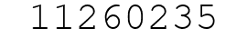 Number 11260235.