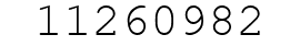 Number 11260982.