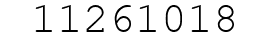 Number 11261018.