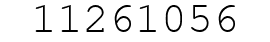 Number 11261056.
