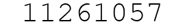 Number 11261057.