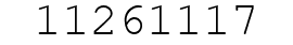 Number 11261117.