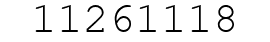 Number 11261118.