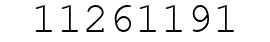 Number 11261191.
