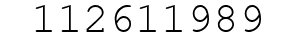 Number 112611989.