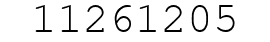 Number 11261205.