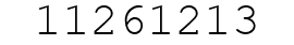 Number 11261213.