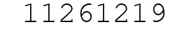 Number 11261219.