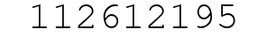 Number 112612195.