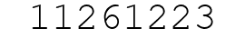Number 11261223.