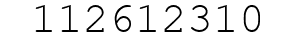 Number 112612310.