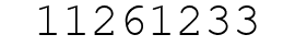 Number 11261233.