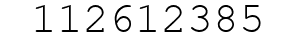 Number 112612385.