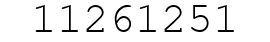 Number 11261251.