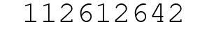 Number 112612642.