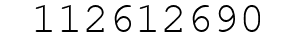 Number 112612690.